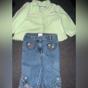 Infant baby girl 6-9 month outfit